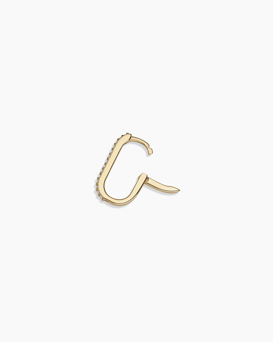 Diamond Parker Link Single Huggie