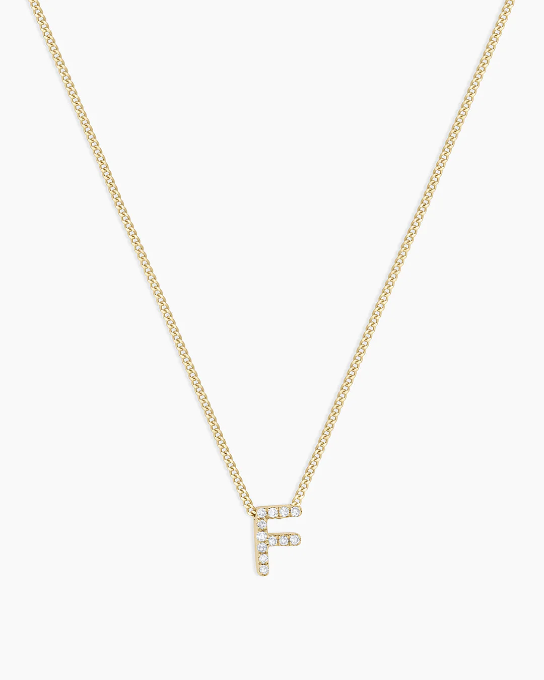 Diamond Alphabet Necklace