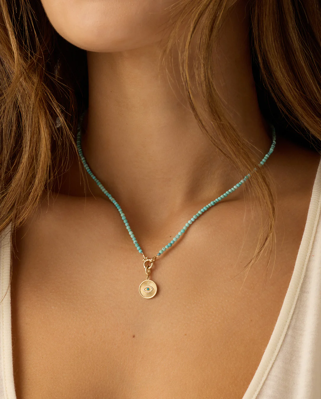 Diamond Evil Eye Charm