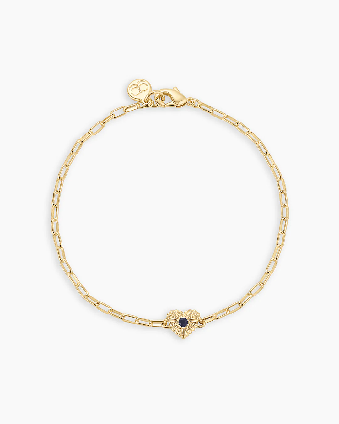Birthstone Heart Bracelet