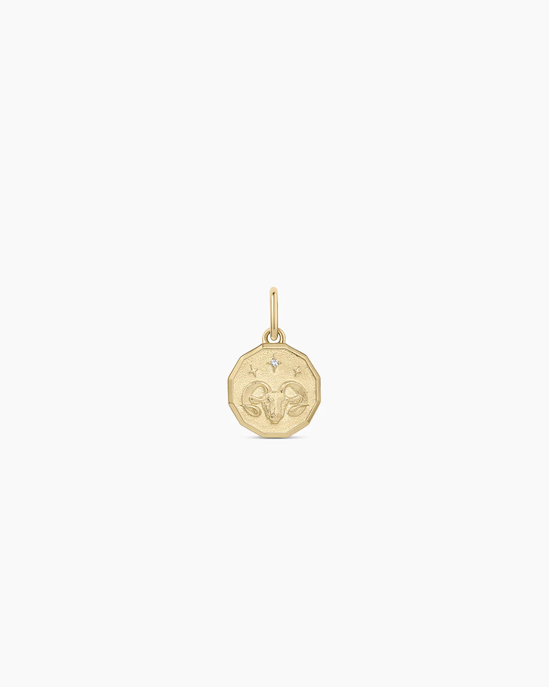 Diamond Zodiac Coin Charm