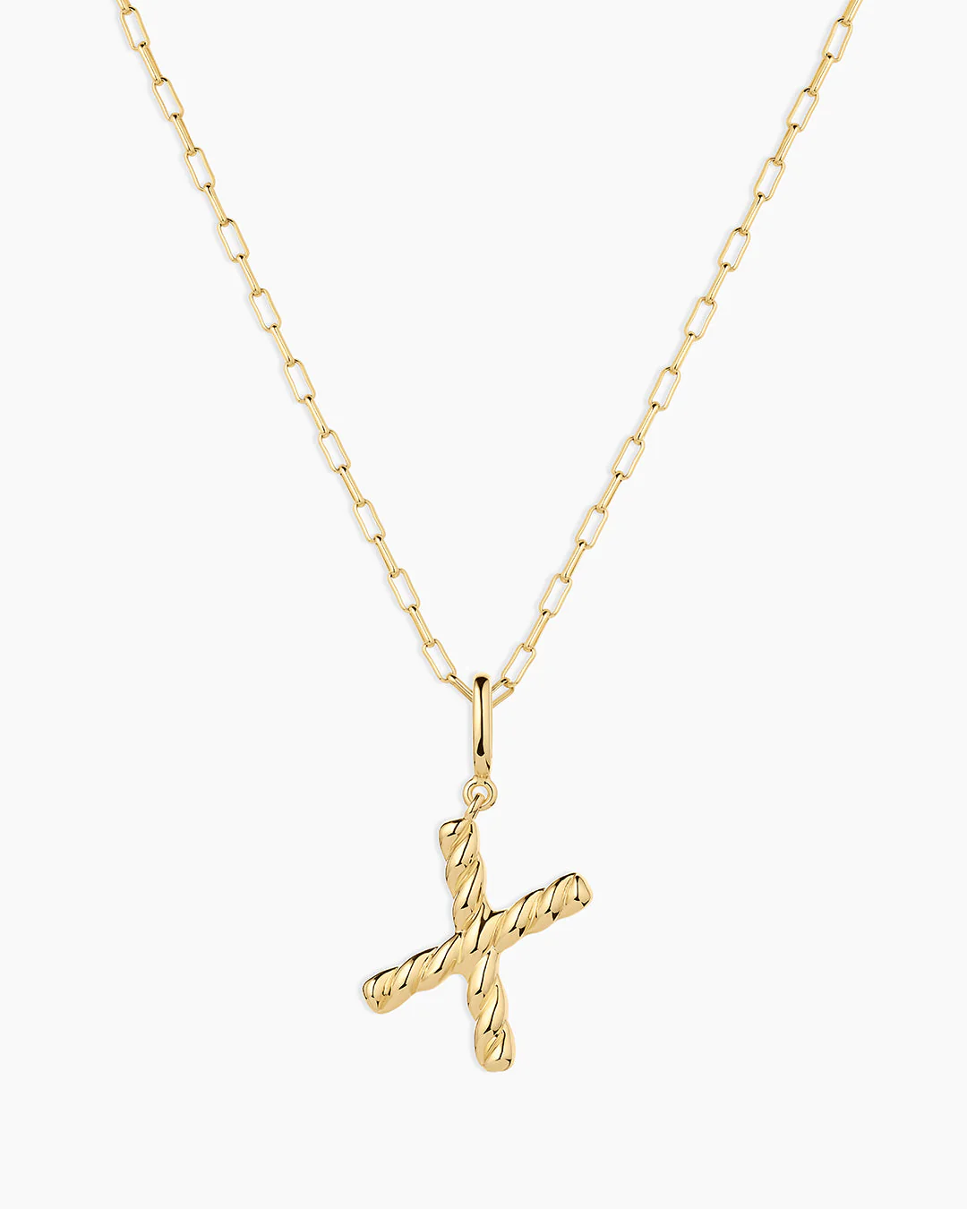 Crew Alphabet Statement Charm Necklace