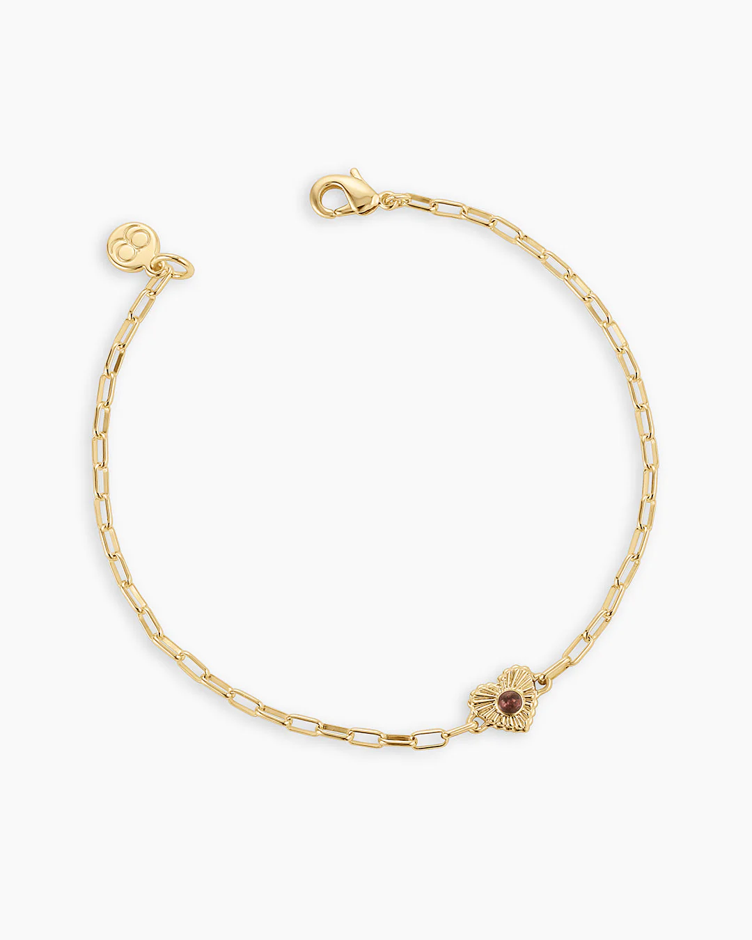 Birthstone Heart Bracelet