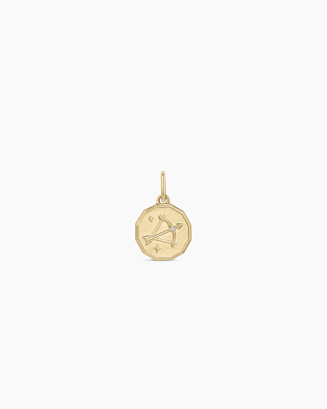 Diamond Zodiac Coin Charm