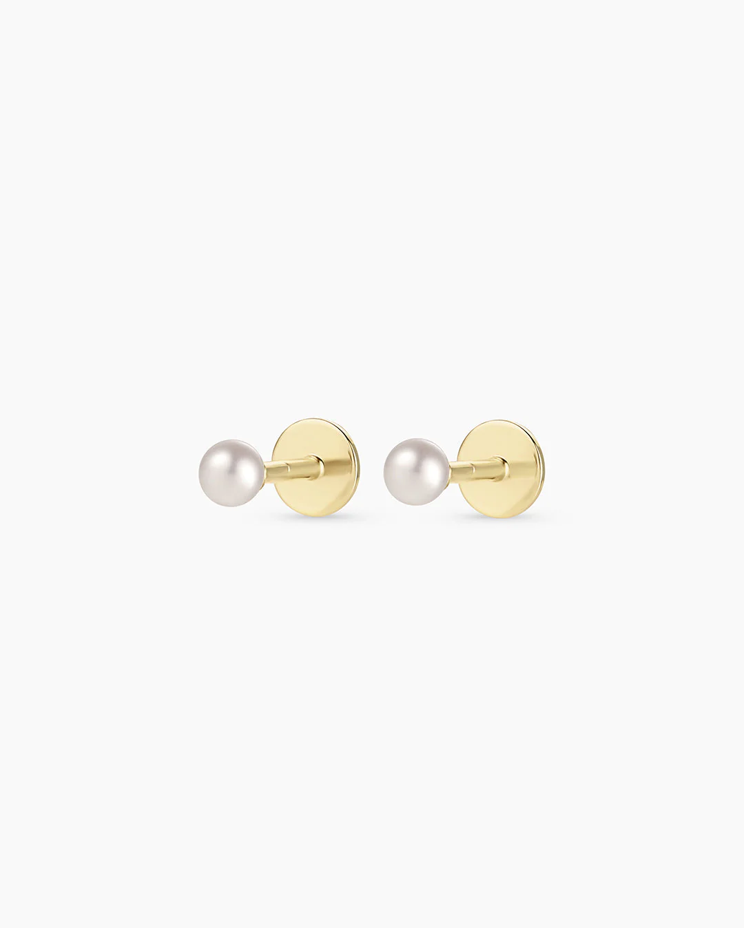 Pearl Flat Back Studs