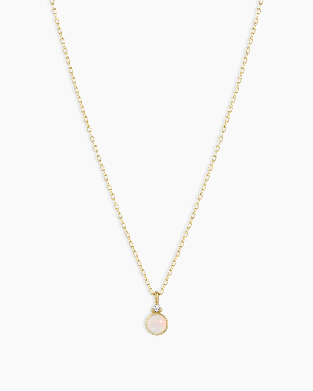 14k Gold Birthstone Necklace