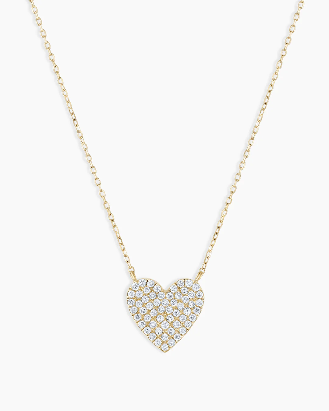 Diamond Pavé Heart Necklace
