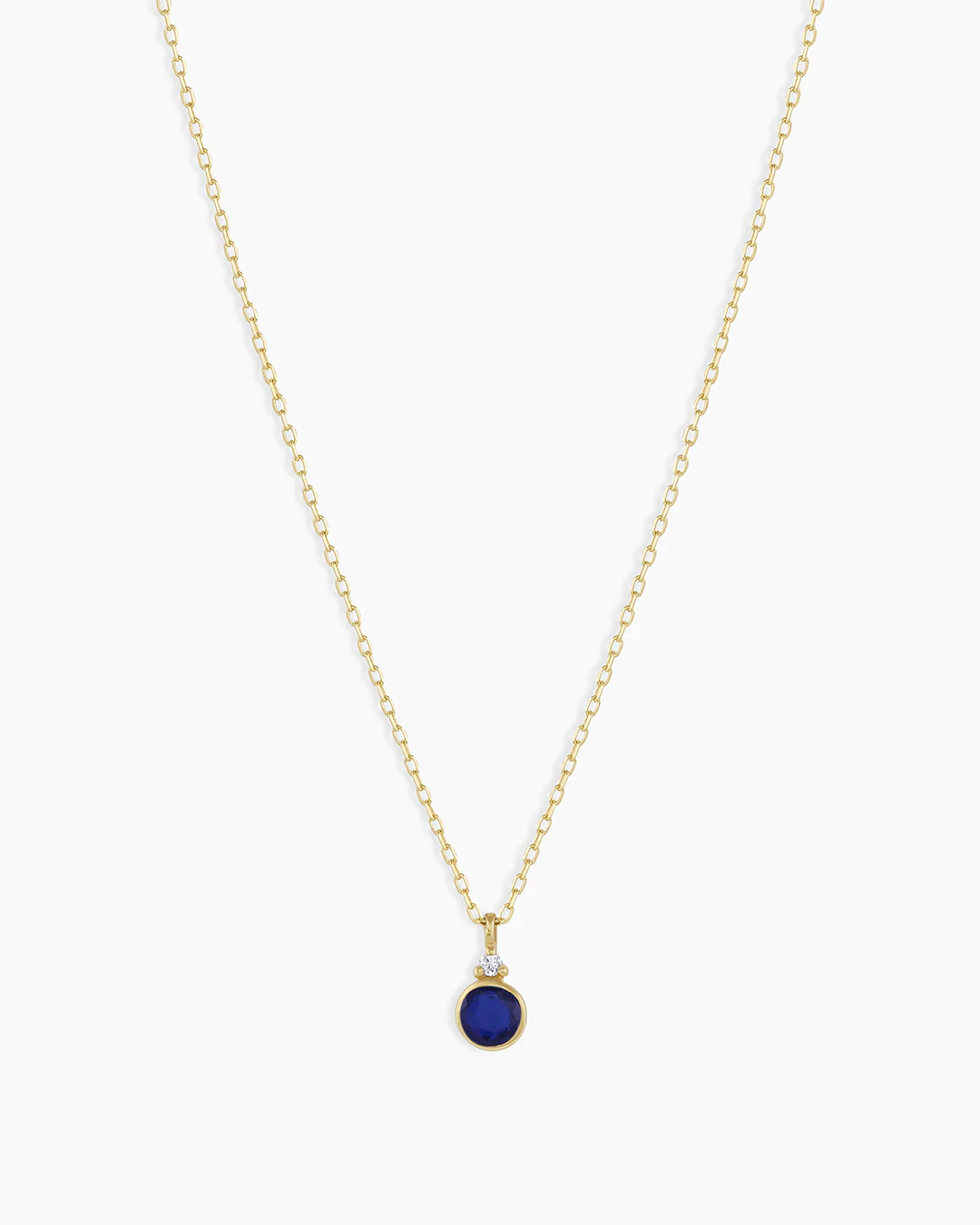 14k Gold Birthstone Necklace