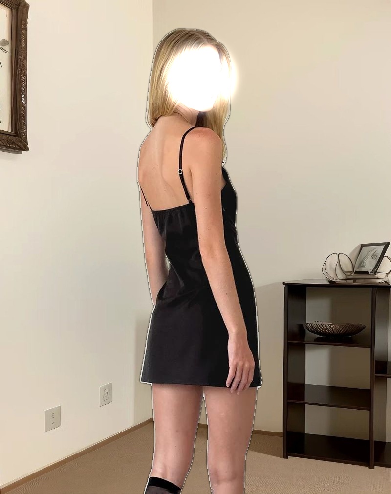 Aketi Mini Dress in Black