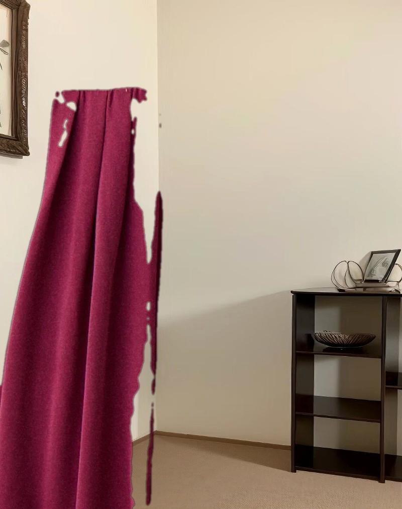 Ryoko Maxi Dress in Cupro Burgundy