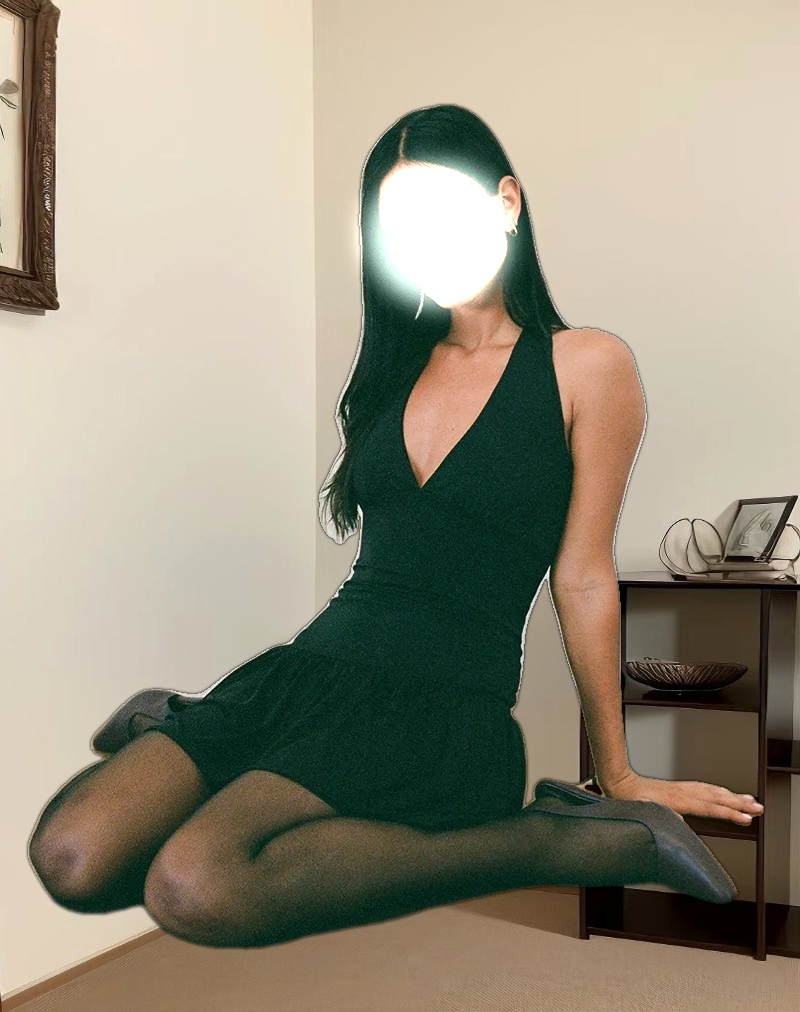 Mercer Drop Waist Mini Dress in Black