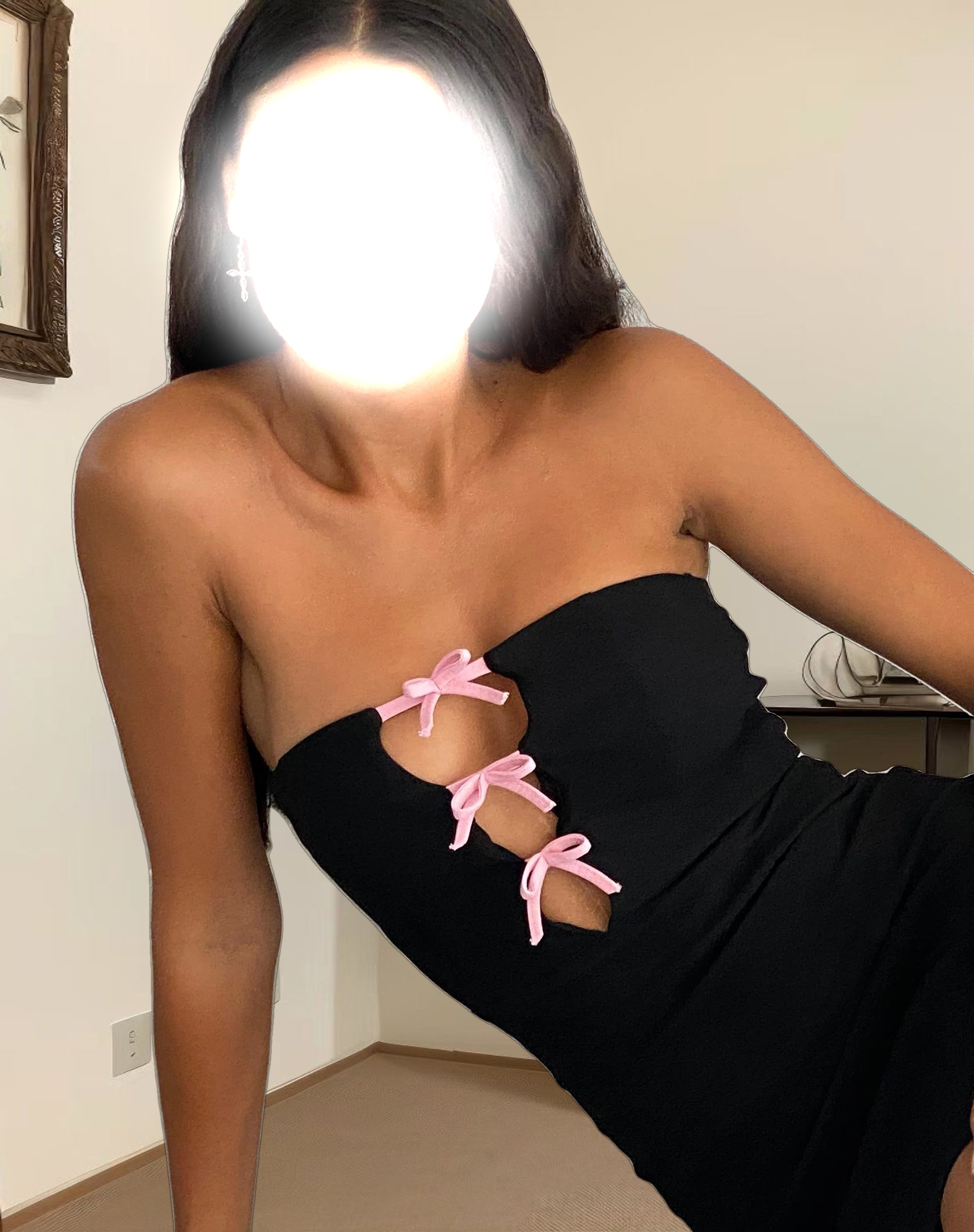 Novara Mini Dress in Black