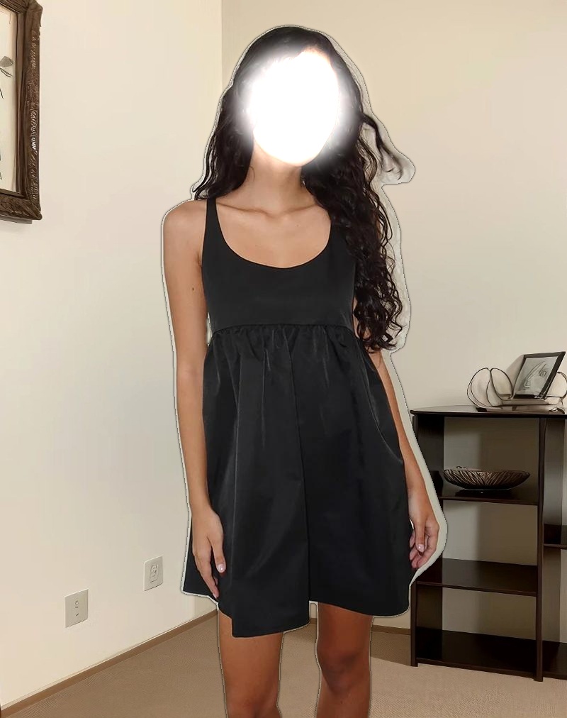 Marona Mini Dress in Black