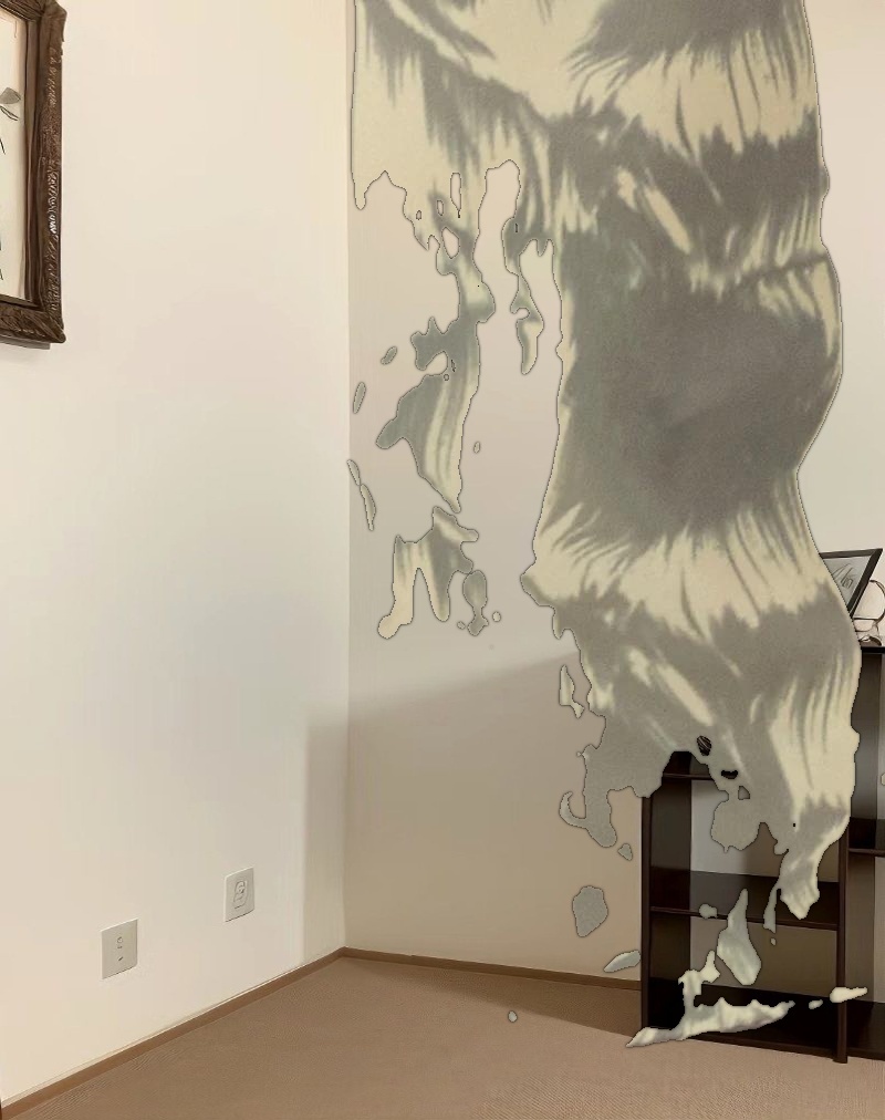 Tanta Midi Dress in Blurred Floral Yellow