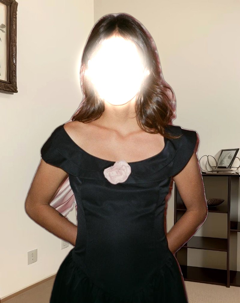 Radovan Midi Dress in Black