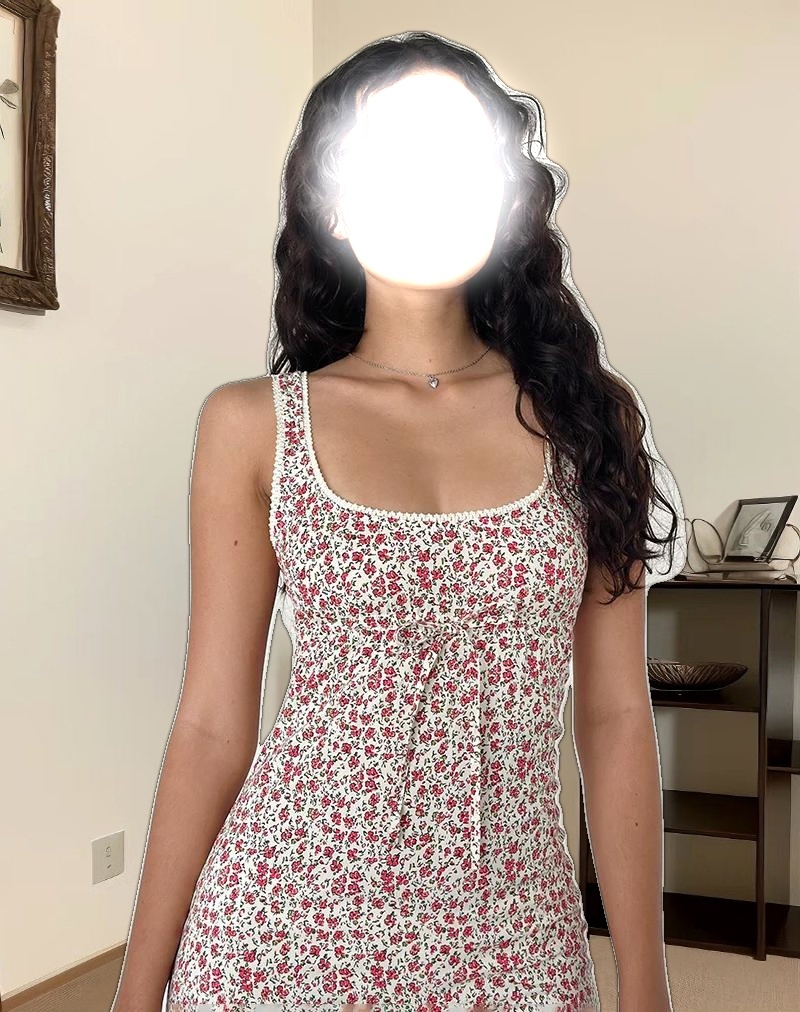 Bila Midi Dress in Pretty Ditsy