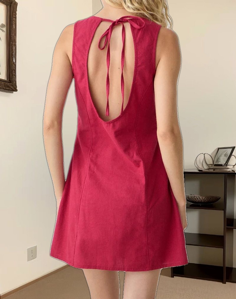 Ayana Mini Dress in Adrenaline Red