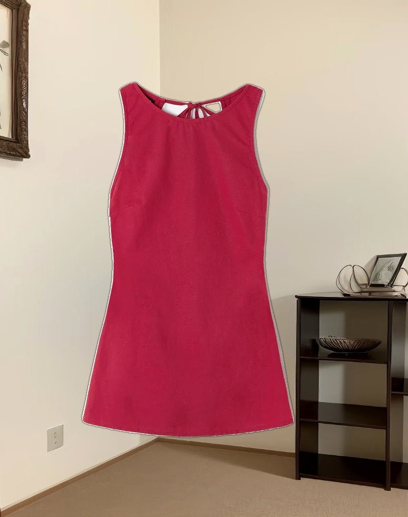 Ayana Mini Dress in Adrenaline Red