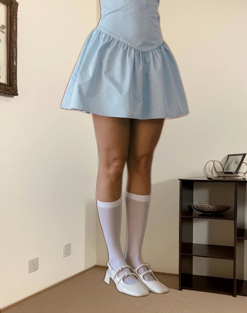 Lavani Mini Dress Powder Blue