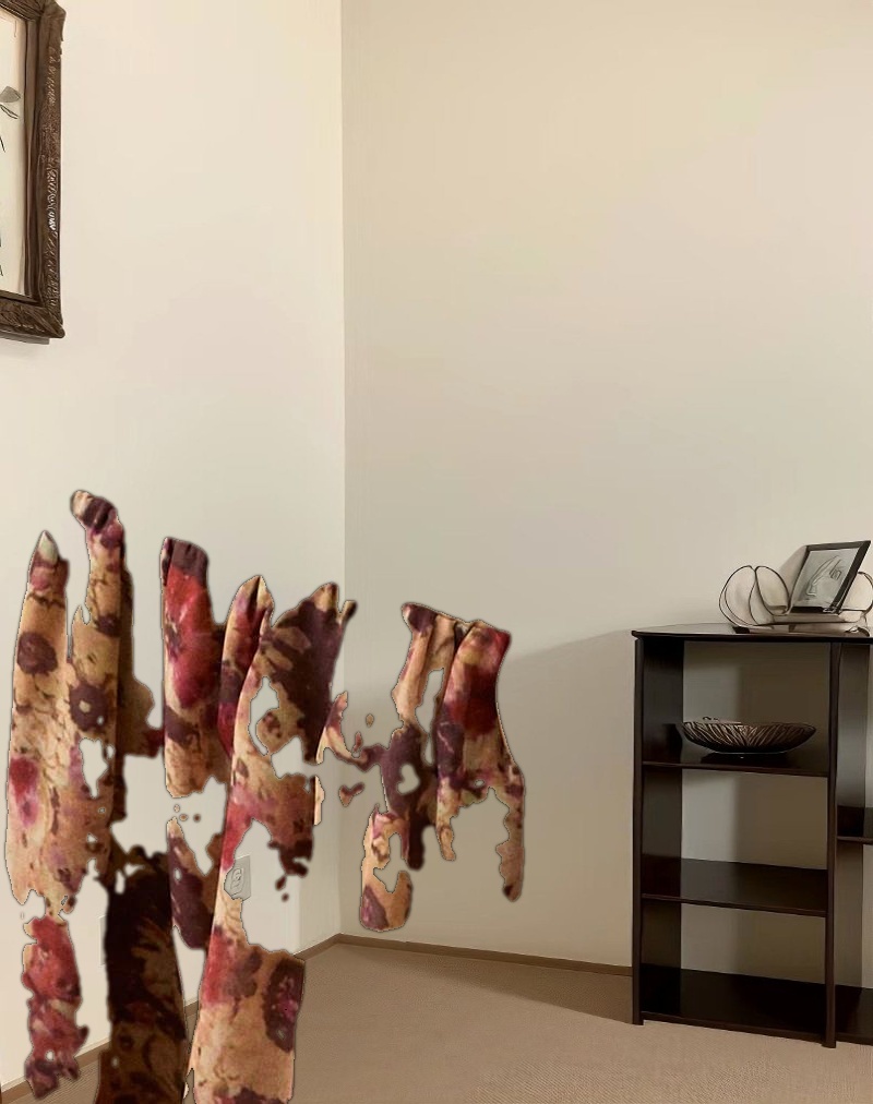 Marja Cami Mini Dress in Chiffon Rusty Flower