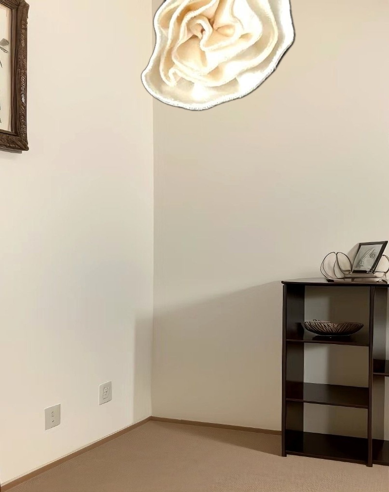 Ninivala Dress in Black with Ivory Rosette