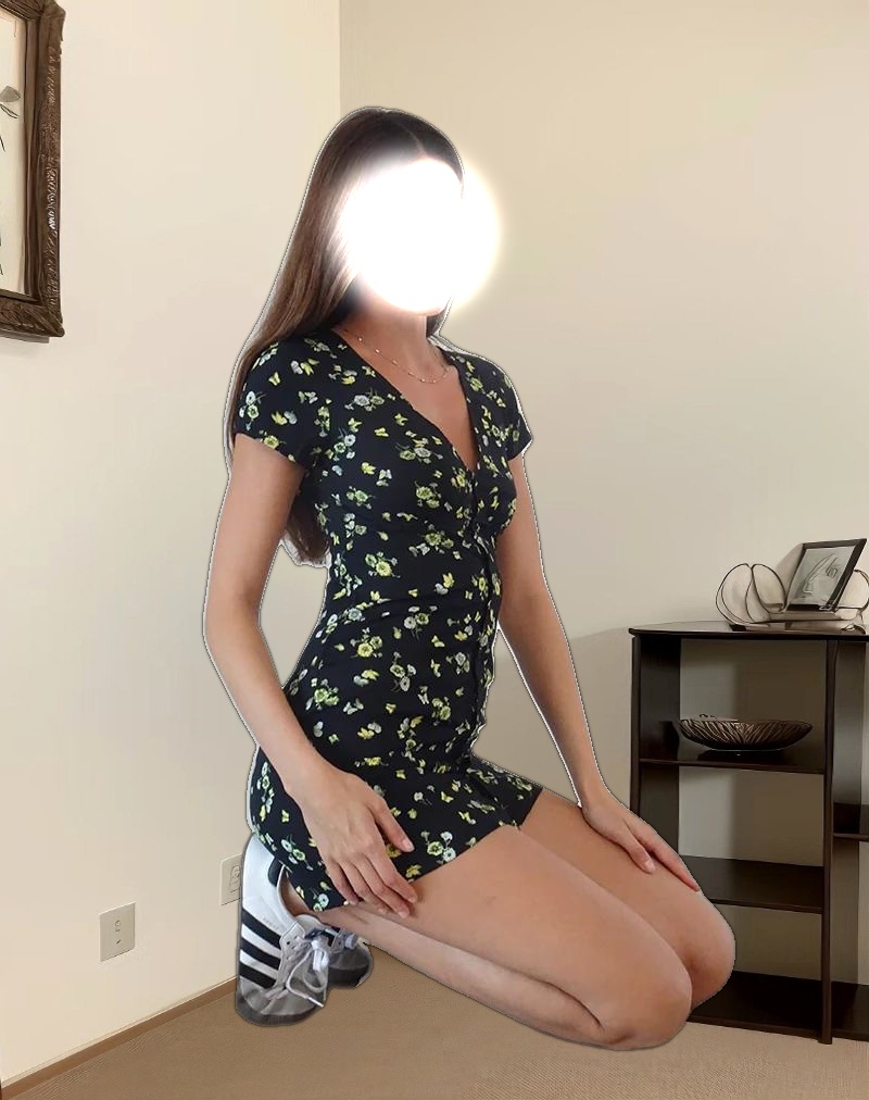 Omoni Mini Dress in Lemon and Lime Black