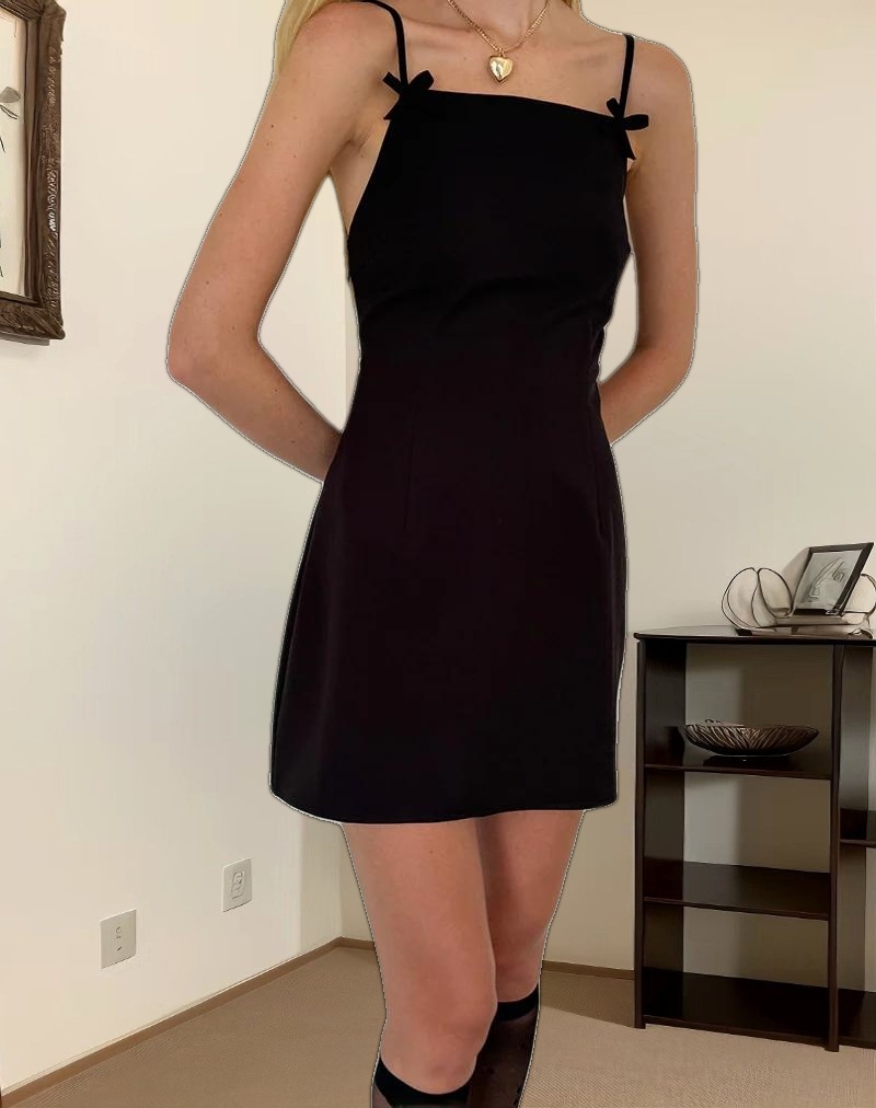 Aketi Mini Dress in Black