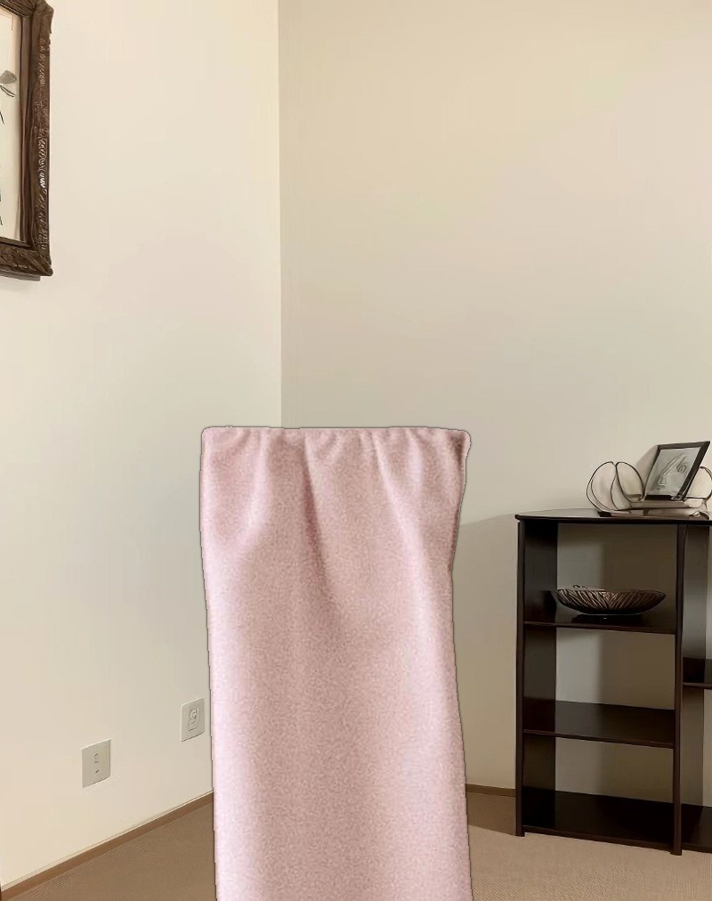 Krayofa Puffball Mini Dress in Baby Pink