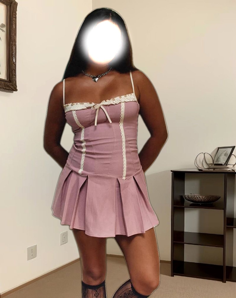 Shirina Dress in Tailoring Dusky Pink