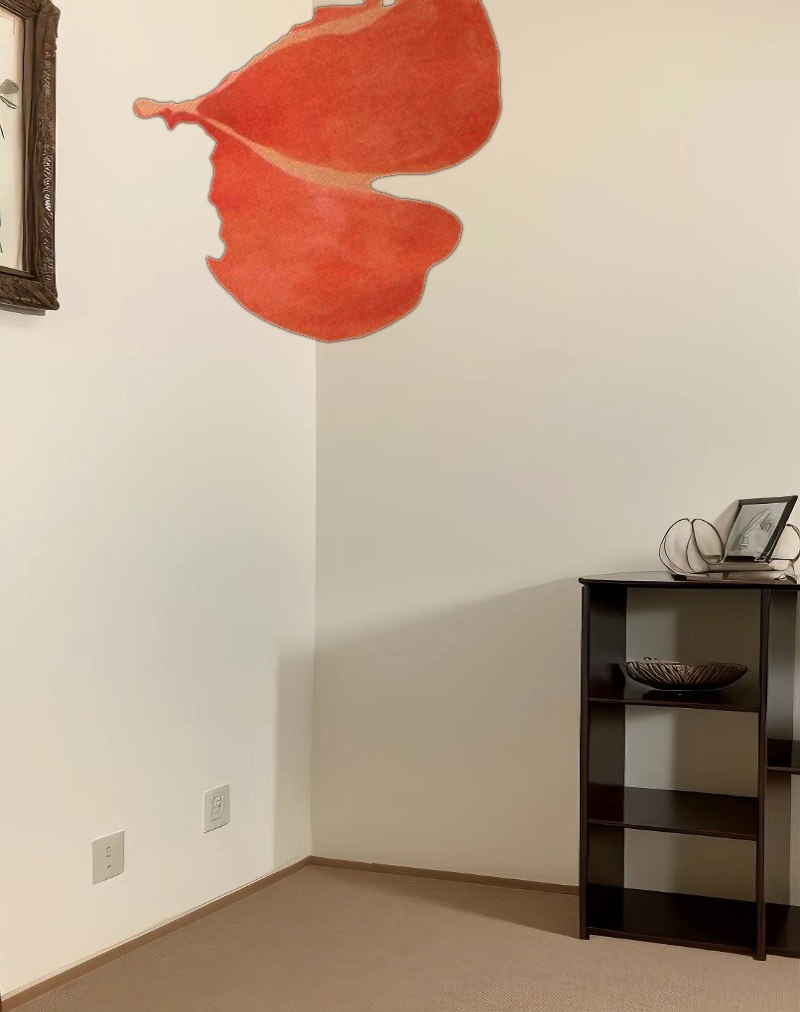 Dalesio Maxi Dress in Watercolour Hibiscus Orange