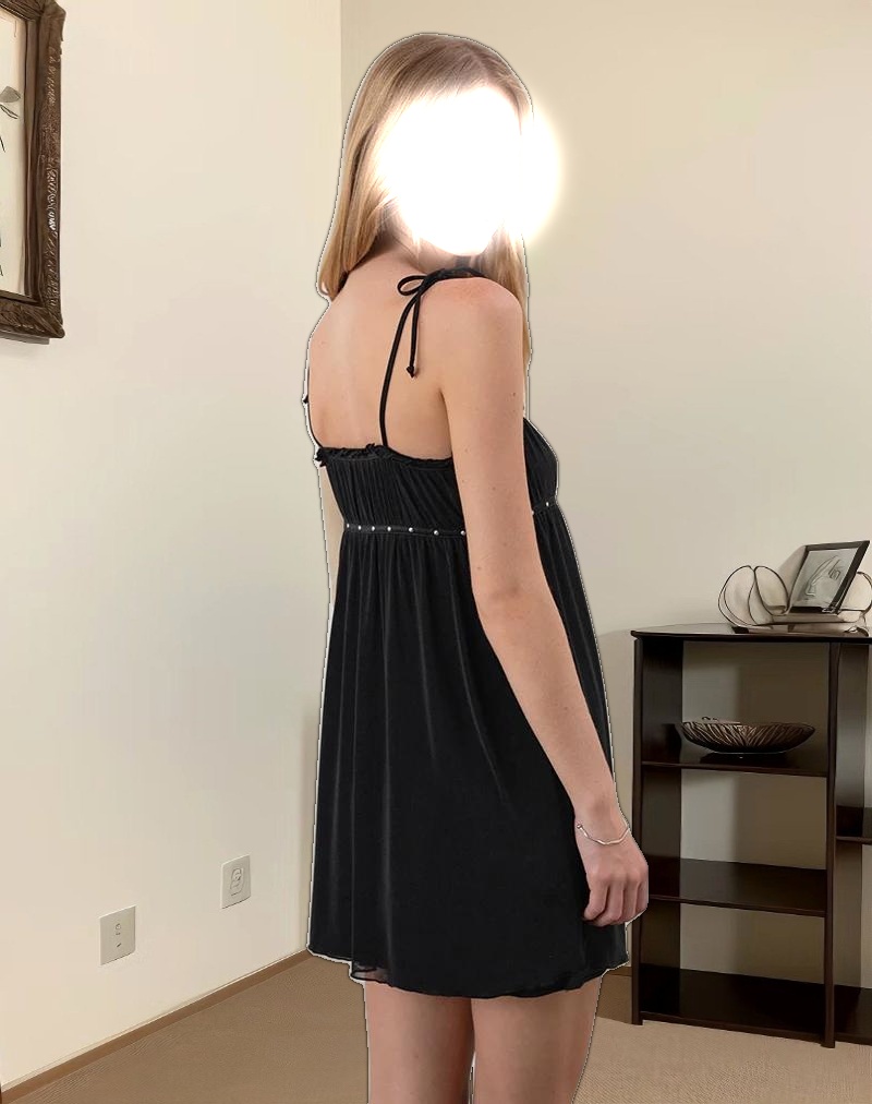 Damiera Mini Dress in Black