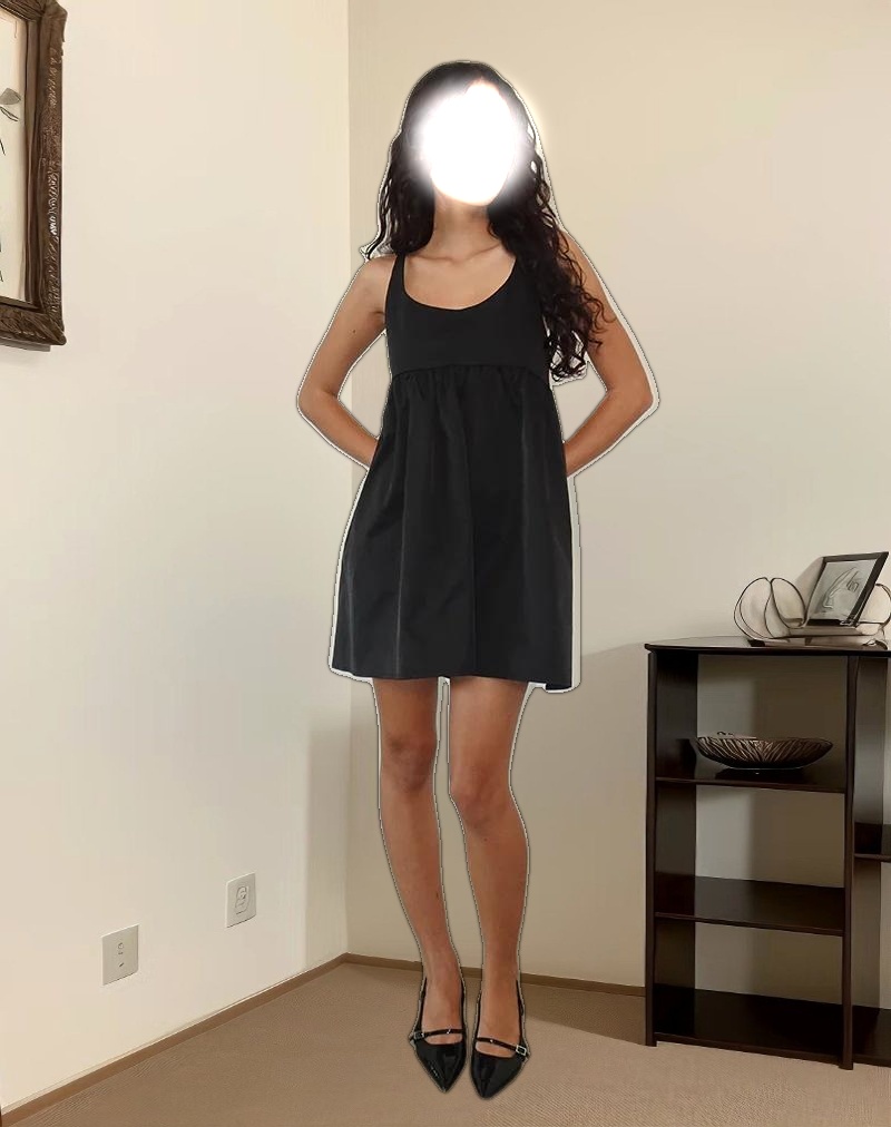 Marona Mini Dress in Black