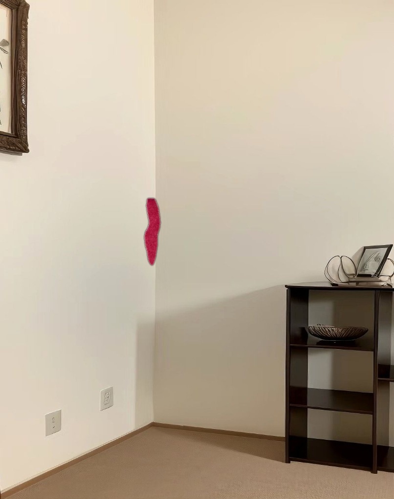 Malora Cowl Mini Dress in Stencil Flower Pink