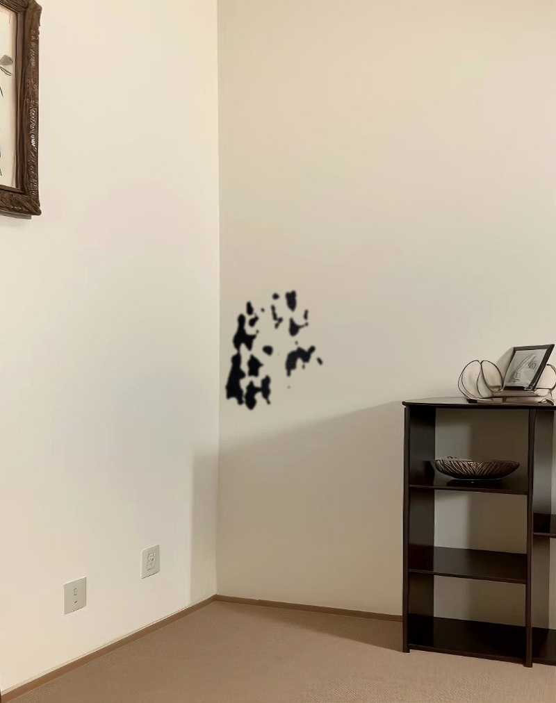 Kayla Square Neck Mini Dress in Linen Black