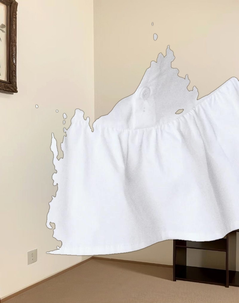 Movan Dropped Waist Mini Dress in White