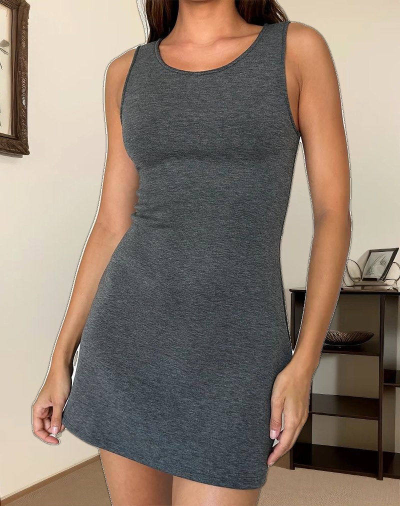 Onami Mini Dress in Grey