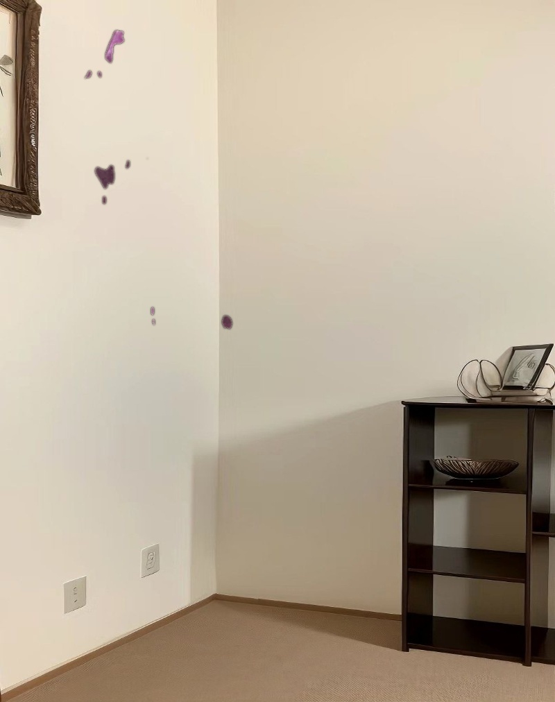 Carmila Mini Dress in Chiffon Floral Purple