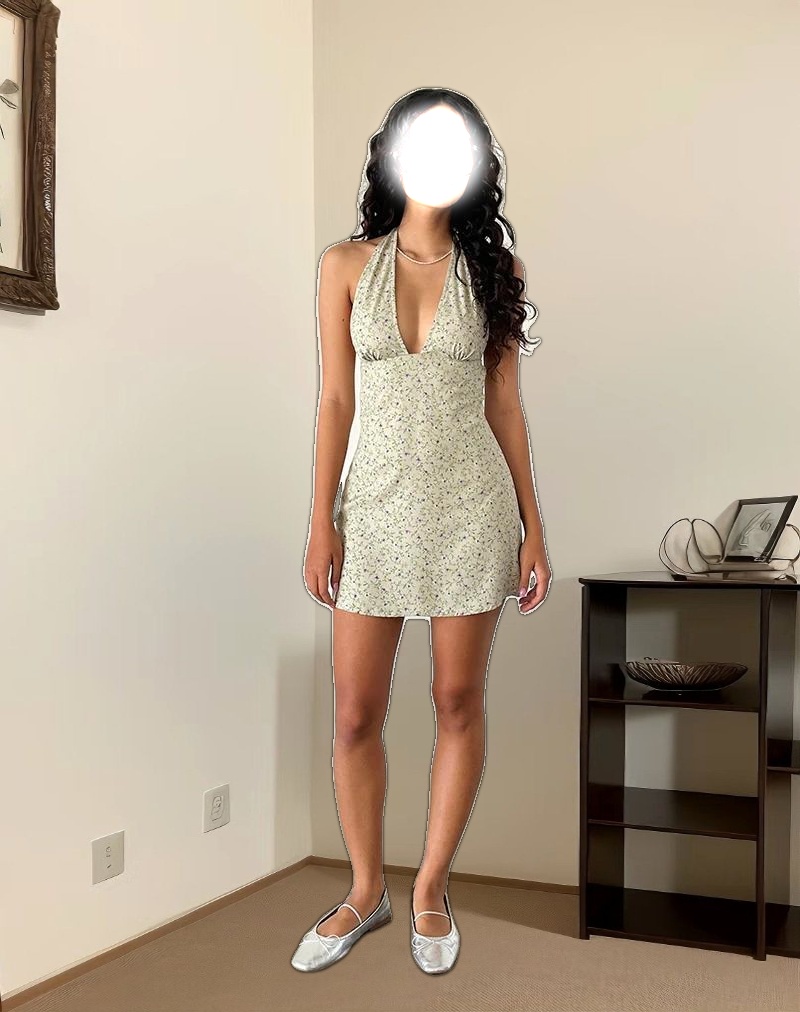 Leana Mini Dress in Parma Violet