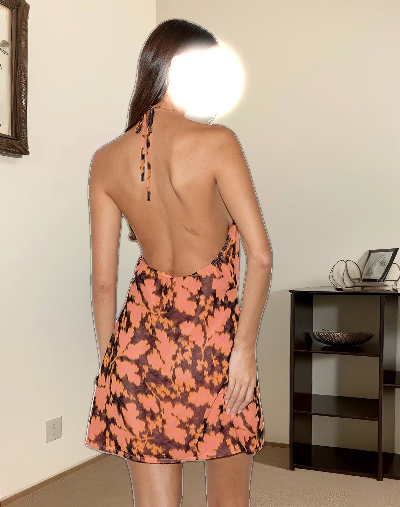 Veslina Mini Dress in Furnishing Floral