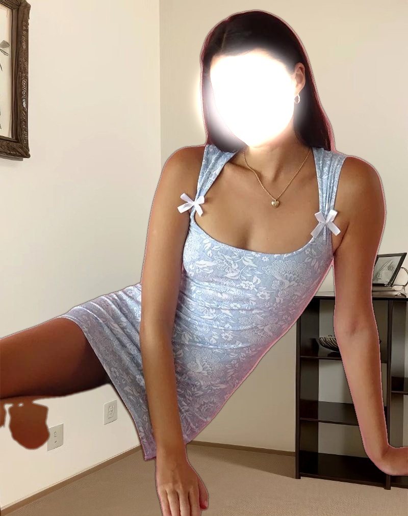 Jinsuni Mini Dress in White Ornate Print Lycra