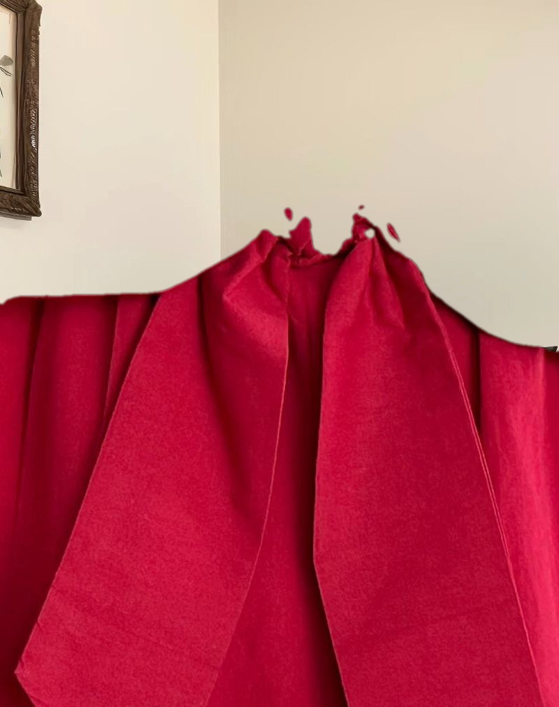 Leshiana Mini Dress in Poplin Adrenaline Red