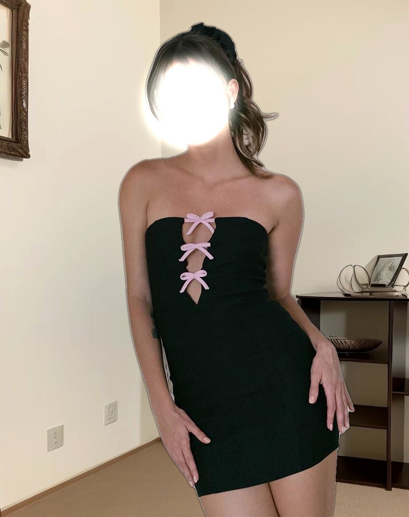 Novara Mini Dress in Black