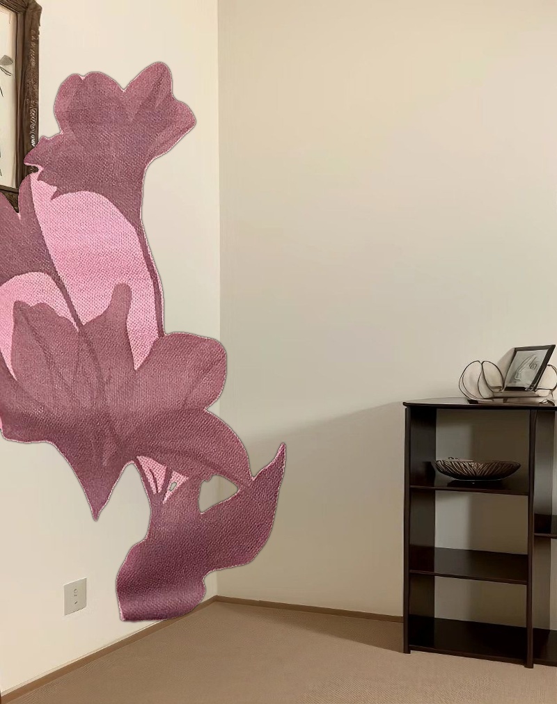 Clooney Fringe Mini Dress in Tonal Flower Mauve