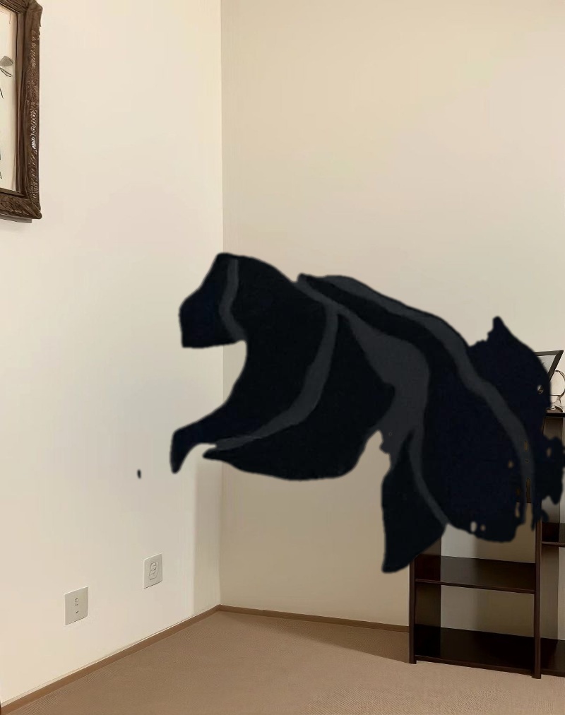 Salya Mini Dress in Orchids Flock Black