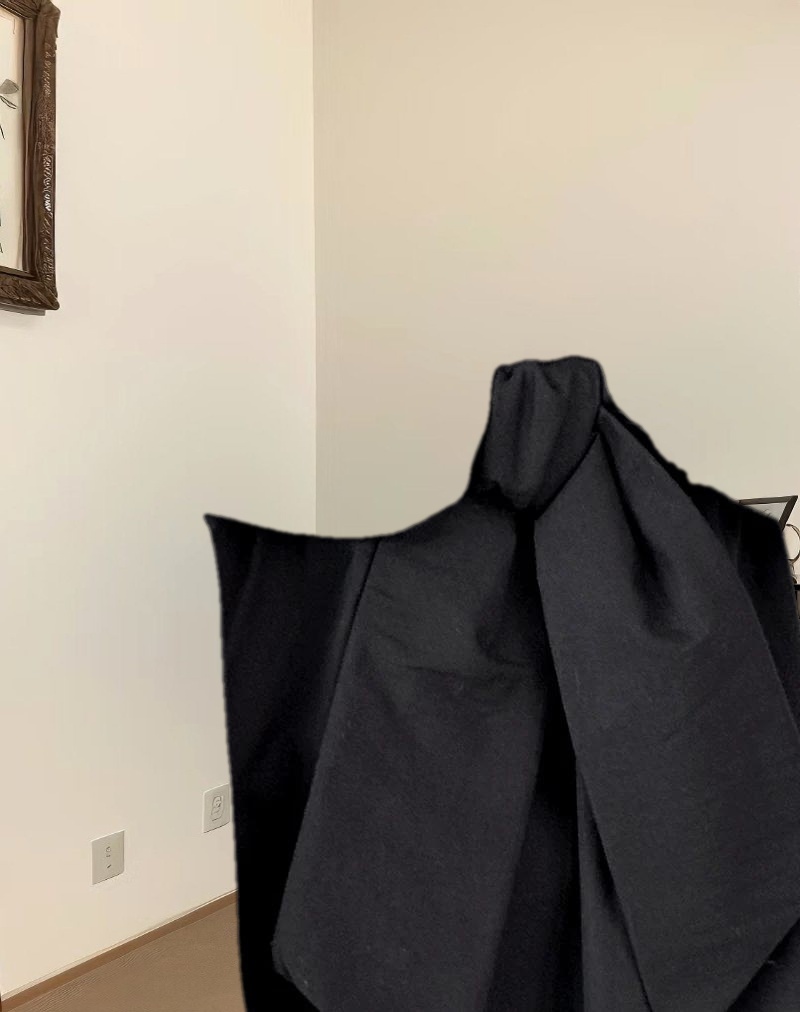 Leshiana Mini Dress in Poplin Black