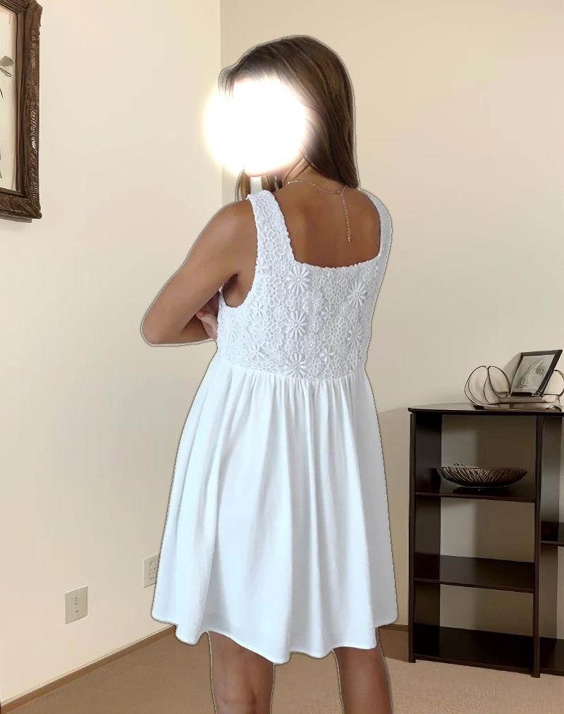 Liselotte Mini Dress in Ivory