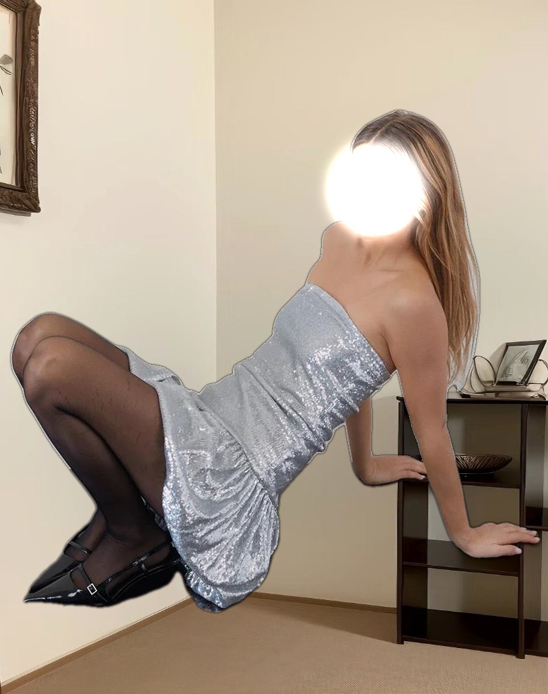 Rone Mini Dress in Silver Chrome Sequin