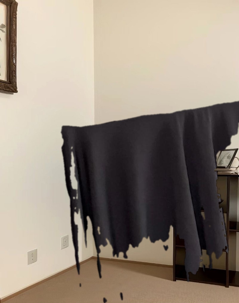 Alba Mini Asymmetric Ruffle Dress in Black