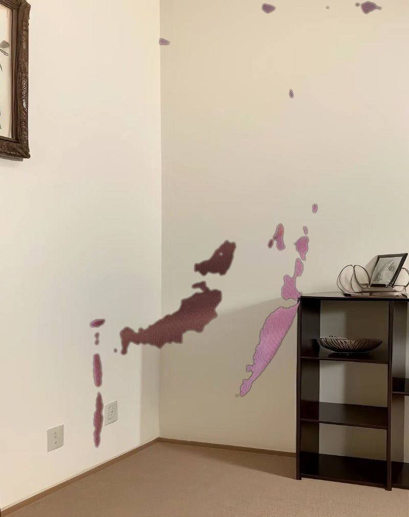 Fayola Maxi Dress in Blurred Floral Print Brown