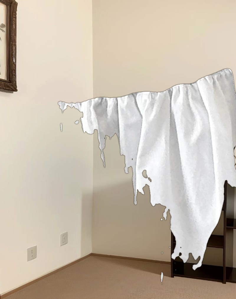 Salvia Puffball Mini Dress in Black and White